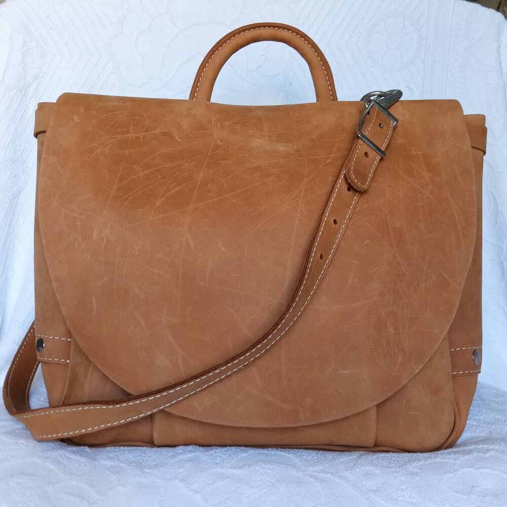 The Counterfeit Mailbag by J. Peterman -- EUC -- circa 2013